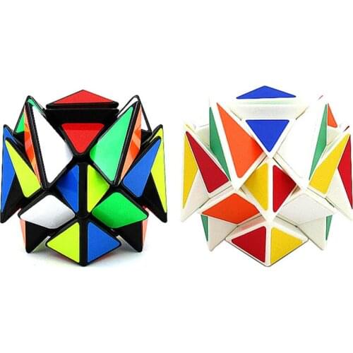 YongJun 3x3 Asymmetrical Cube 3x3x3 Skew Strange-shape Magic Cube 3Layers Speed Cube Professional Puzzle Toys For Children Kids