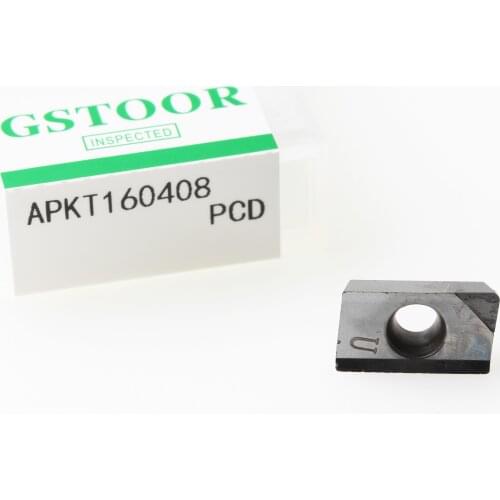 1PC APKT1135 APKT160404 APKT160408 PCD CBN Turning Tools Inserts CNC Diamond Lathe Cutter Milling Blade