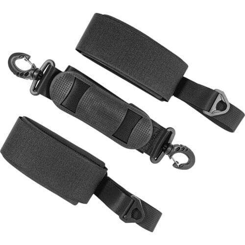 1Piece Adjustable Ski borad Carry strap Ski Pole loop strap Skiing Anti-fog Non-slip Reinforced shoulder Strap Skiing equipment