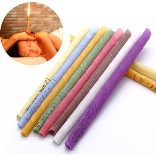 10-100PCS Ear Candles Aromatherapy Ear Wax Removal Cleaner Auricular Candle Therapy Fragrance Candling Cone Candle Relaxation