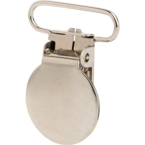 10Pcs Baby Infant Metal Clips Pacifier Holders Shape Alloy Suspender Hook