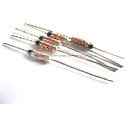 100 Pcs Thermal Fuse 73Degree TF Cut Off 10A 250V SF70E