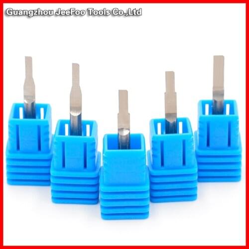 3.175mm 4mm 6mm HALF STRAIGHT BITS Soild Carbide For PVC Material Engraving For Router Machine Bits