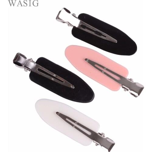 4Pcs/Bag Oval Hairpin Hair Clips Clamps DIY Adorning Hairstyle Jewelry Headdress Design Hair Styling Decoration Tool Accessories