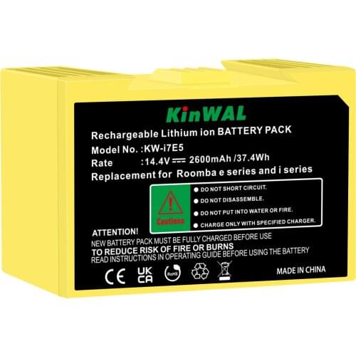Battery for iRobot Roomba i7 i7+ i8 i7158 i7550 i755020 i7558, e series e5 7150 7550 5150 e5150 e515020 e5152 e5154 e5158 e6 e61
