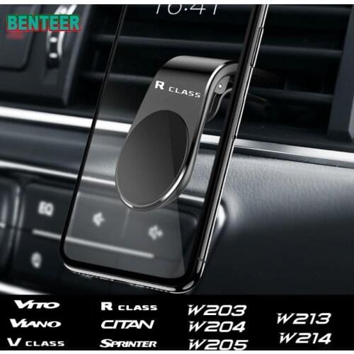 Car Phone Holder Sticker For Mercedes benz AMG VITO CITAN SPRINTER VIANO V-CLASS R-CLASS W203 W204 W205 W213 W214