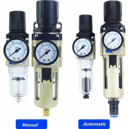 AW2000-02-AW5000 SMC Type Air Filter Pressure Regulating Regulator Trap Oil Water Separator Source Processor for Compressor