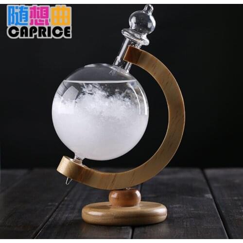 Home decor Globe weather forecast storm weather display bottle birthday gift to send her boyfriend bestie