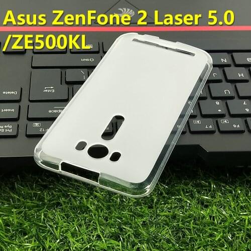 For Asus ZenFone 2 Laser 5.0 inch/ZE500KL Phone Case Back Cover Pudding Cover Matte Soft Case Protective Shell