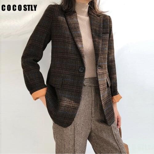 Женские прямые пиджаки COCOSTLY China At AliExpress