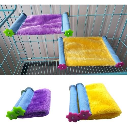 Hammock Mini Winter Warm House for Pet Bird Parrot Squirrel Hanging Bed Toy