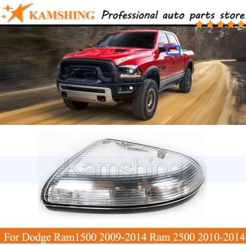 Kamshing Rearview Side Mirror Turn Signal Lamp light For Dodge Ram 1500 2009 2010 2011 2012 2013 2014 Ram 2500 2010-2014