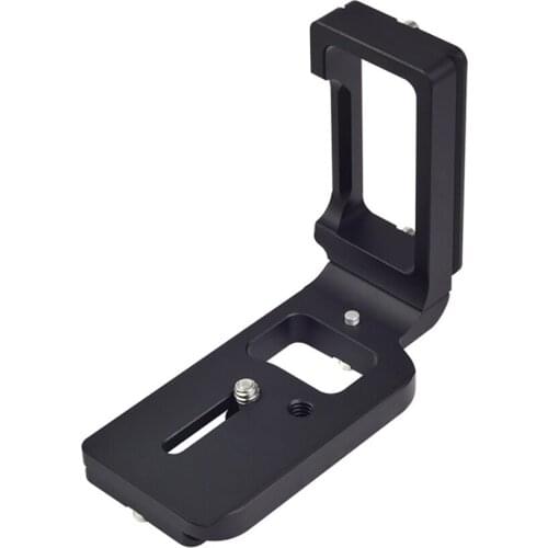 L Camera Bracket, L Shape Quick Release Plate Camera Cage Aluminum Alloy Hand Grip Camera Cage Accessory Bracket