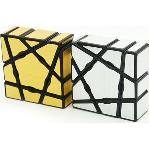 331 Cube Magic 1x3x3 Magic Ghost Cube Mirror Block Anti-Stress Puzzle Cubic Educational Toy Adult Children Gift