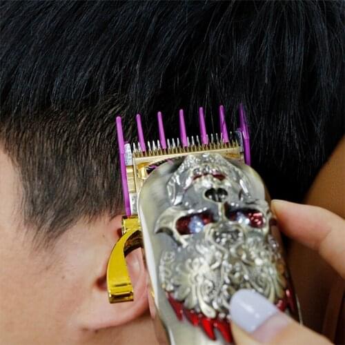 2pcs 1.5mm 4.5mm Barber Shop Styling Guide Comb Set Hair Trimmer Attachment Hairdresser Clipper Cutting Limit Combs