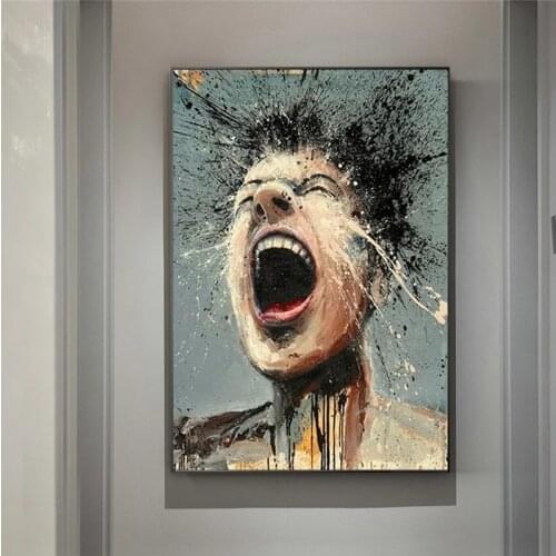 Canvas Printings Wall Abstract Character Art Posters Artists That Paint Emotions Picture Painting for Living Room