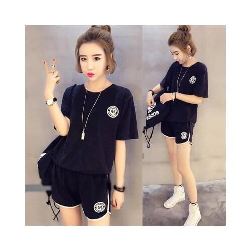 Spring Summer Womens Pajama Sets O-neck Short Sleeve Women Sleepwear Pajamas Woman Pyjama