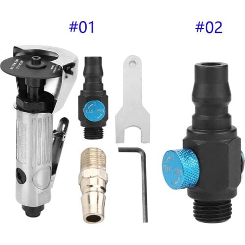 ANENG 3in Adjustable Round High Speed Sanding Pad Air Cutter Pneumatic Cutting Machine For Cutting Metal Steel Aluminum