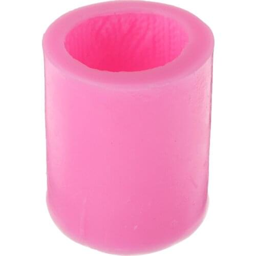 1Piece 3D Pillar DIY Silicone Candle Mold Soap Clay Making Cake Chocolate Mold for Chocolate Fondant Making Cake Decoration