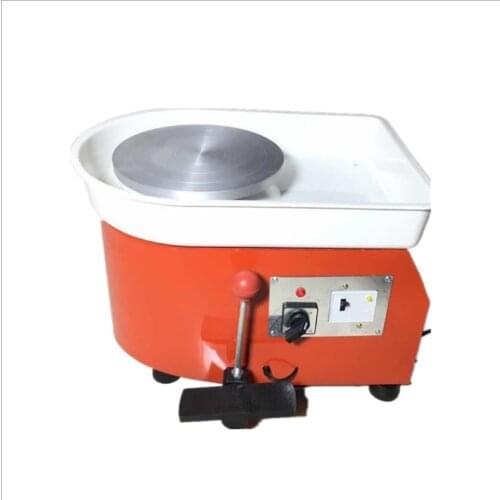 Turning Electric Pottery Wheel Ceramic Machine Tools 250W 220V DIY Ceramic Forming Machine Foot Pedal Ceramic Clay Art Work Kits