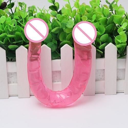 U-shaped Dildo Simulation Penis Female Masturbation Device Sex Toys Adult Product Dildo can be used for vaginal or anal sex
