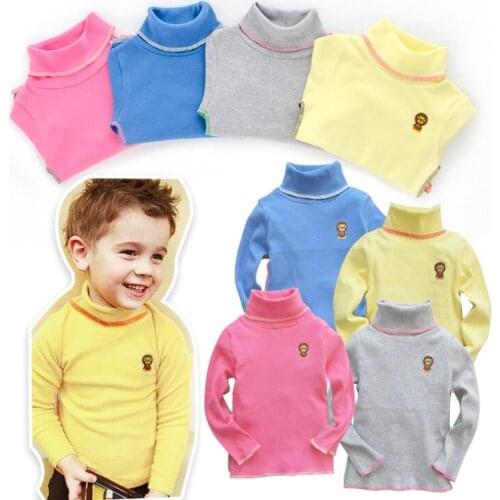 All-match Base Shirt High Neck Candy Color Unisex Bottoming Shirt /Casual shirt 3166