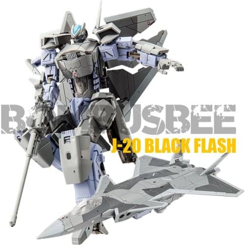 【IN STOCK】Action Figure Toy TFC Toys Chengdu CS-01 J-20 Black Flash Model Kit PVC Figure Robot Children Gift Transformation 25cm