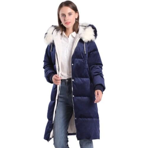 Women White Duck Down Jacket latest Women Winter Jacket Long Coat for Women Hooded Down Parka Warm Female Clothes