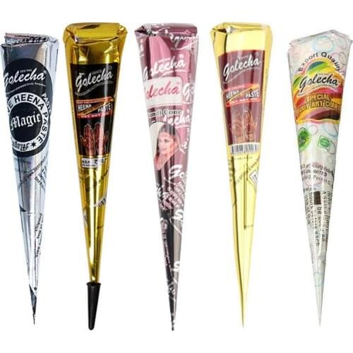 1pcs Temporary Mehndi Henna Tattoo Body Art Sticker Mehndi Body Paint Indian Henna Tattoo Paste Cone Body Paint Hot Sale