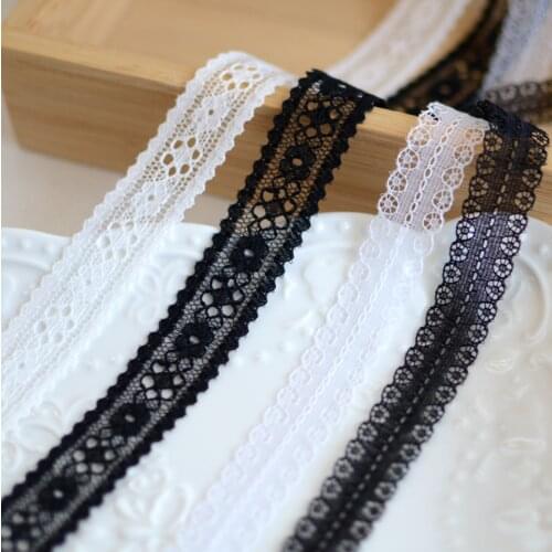 10 Meters Pink Lace Ribbon Sewing Accessories Thin Embroidered Lace Trim Embroidery DIY Apparel Fabric Decoration