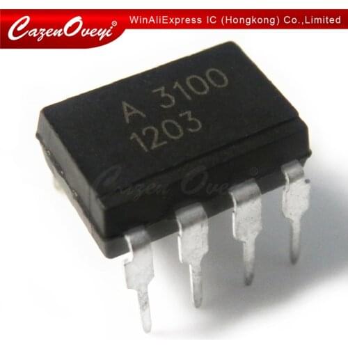 10pcs/lot HCPL3100 A3100 DIP-8 In Stock