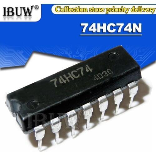 100PCS SN74HC74N DIP14 74HC74 74HC74N SN74HC74 DIP Integrated IC