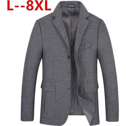 10XL 8XL 6XL 5XL 2020 New Arrival Brand Clothing Jacket Mens Plaid Suit Jacket Men Blazer Fashion Slim Male Casual Blazers Men