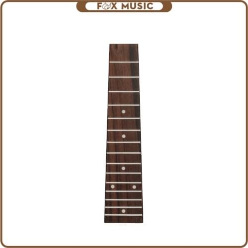 21 Inch Ukulele Fretboard Rosewood Fingerboard with Nice White Dots Inlay 15 Frets Soprano Uke Hawaii Guitar