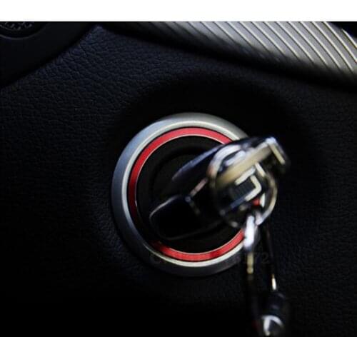 Aluminium alloy Engine Start Car Ignition Switch Cover Ring For Mercedes Benz A B C E Glk Ml Gl Cla Gla Cls Styling Sticker