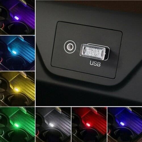 Car Ambient Light Car Mini Led Car Light Auto Interior Usb LED Decorative Bulbs Lamp Car Atmosphere Light Auto Car Styling