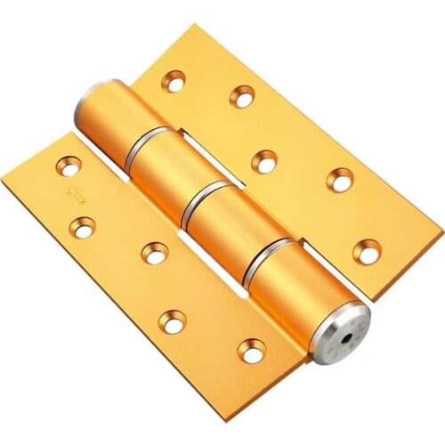 E type Aluminum Alloy door hinges Automatic closing hinge Door closer hinge Hydraulic buffer hinge Golden Door Hinge