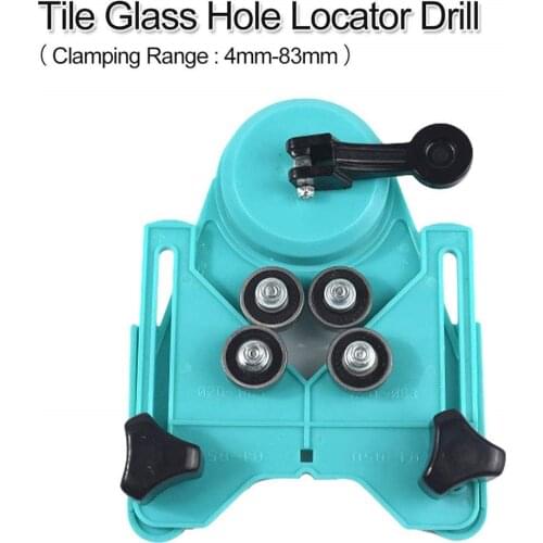 Ceramic Tile Tool Glass Locator Construction Tools Diamond Opening Positioning Guide Drill Bit Guide Hole Clamping Range