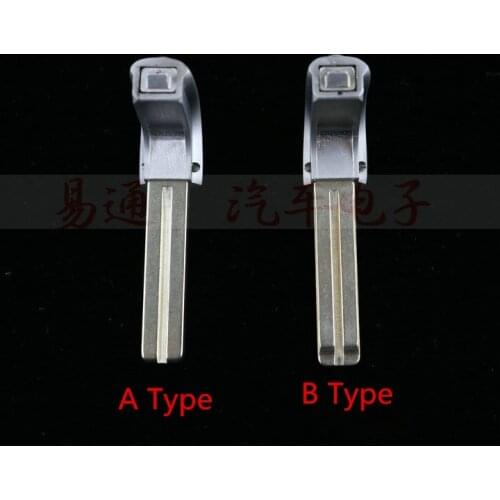 Smart emergency key blade insert ES300 ES350 LX key blank New style for Lexus remote key