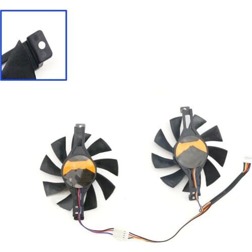 Cooling Fan Replacement Square/Round Hole Graphics Card Cooler Fan for P106-100 GTX1060 960 950 GPU Fan