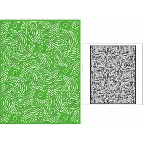 New Spotted Windmill Plate Craft Embossing Mold 2021 Metal Cutting Dies for DIY Decor Scrapbooking Album Card Making No Stamps