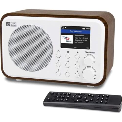 2021new Internet Radio Receiver Wifi WR-336N Portable Digital Radio with Rechargeable Battery Bluetooth Receiver