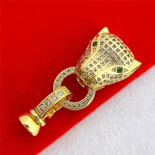 Wholesale DIY Natural Stones Beads Jewelry Making Accessories Silver/Gold/Rose Gold Metal Connector Clasps Findings