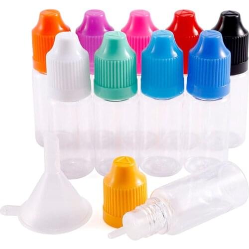 PET 20ml Eye Drop Bottle Dropper Bottles With Childproof Cap Tip For e Liquid Plastic Bottle Free Shipping