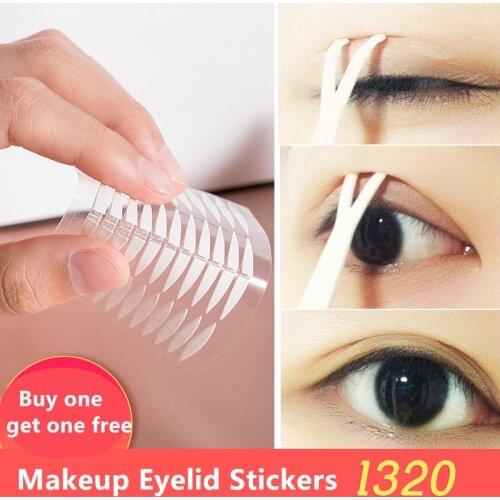 Makeup Eyelid Stickers Looming Eye Lift Stripe Stickers For Eyes Century Double Eyeliner Tape Adhesive Sticky Eyes Extension