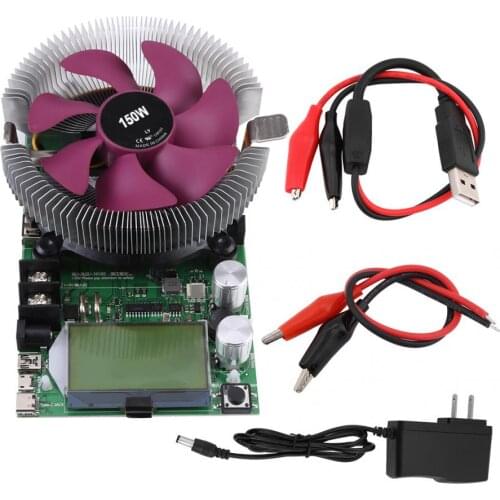 USB Adjustable Constant Current Electronic Load Battery Capacity Tester Module 150W 200V 20A