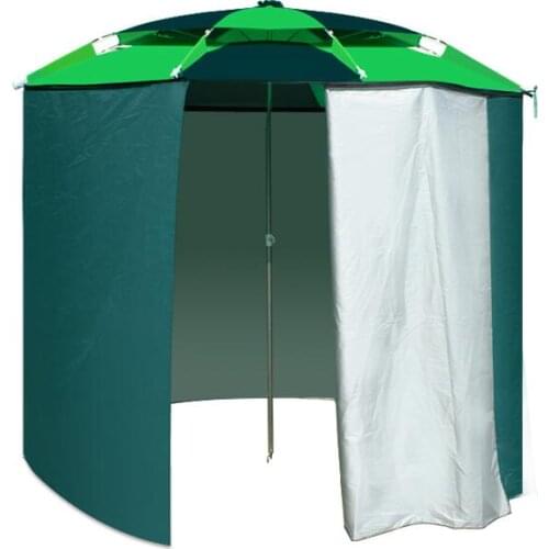 Fishing umbrella diameter 2M high 2M universal rain and sunscreen fishing parasol fish umbrella portable folding tent umbrella