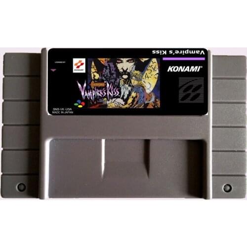 Save File Castlevania Vampires Kiss NTSC 16 Big Gray Game Card For USA Version Game Player