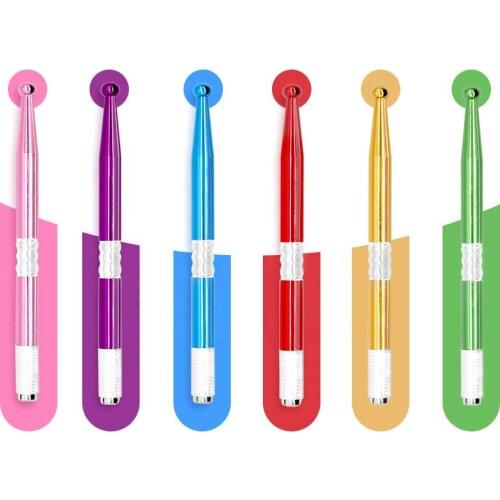 10PCS/Lot Sterile Single Ended Microblading Pen with Individual Packaging for Permanent Makeup Supplies Microblading Hand Tool