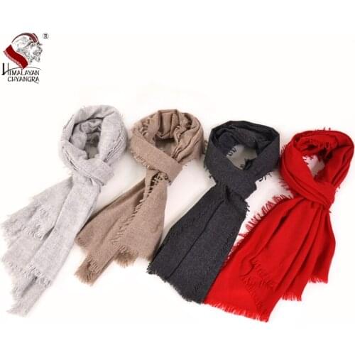 100% cashmere Charcoal scarf Four Side Fringe Fashinable and Warm soft Made in Nepal Red Brown Charcoal Grey Export to Japan